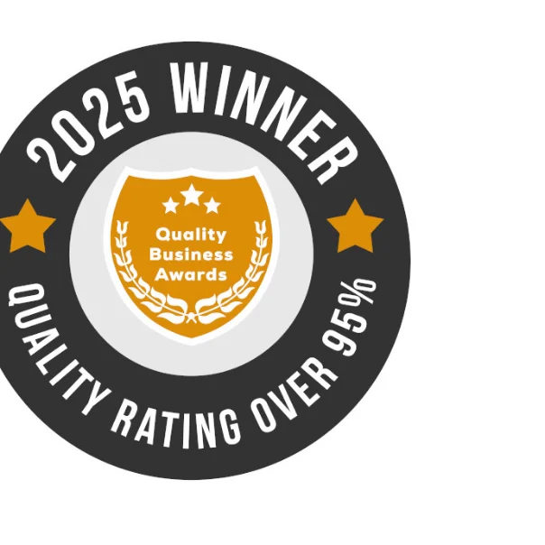 Quality Business Award 2025 winner certificate